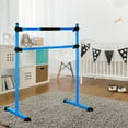 thumbnail image 5 of Ainfox Adjustable Double Ballet Barre Stretching Bar Free Standing Home Dancing Gym(Blue), 5 of 9
