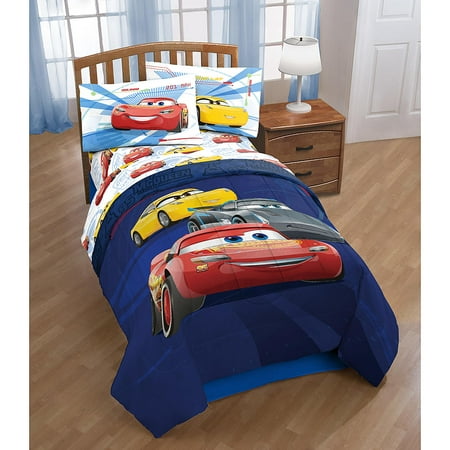 Cars Lightning Mcqueen Boys Kids Twin Comforter Sheets K 4