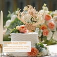 thumbnail image 6 of FOMIYES Rustic Cake Topper Antler Wedding Party Decoration for Couples 1Pack, 6 of 8