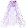 thumbnail image 2 of Txlixc Capa de princesa, collar de varita de la Corona de la chica Txlixc  moda, 2 of 5