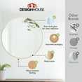 thumbnail image 6 of Design House Kenna 24" Round Wall Accent Mirror, 6 of 19