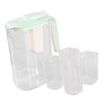 thumbnail image 4 of yuksok Clear Ice Tea Maker, Beverage Pitcher, Iced Tea Pitcher with 4 Cups, Large Water Green, 4 of 9