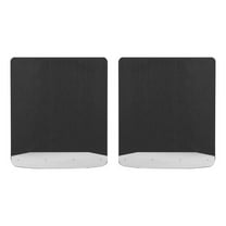 LUVERNE 252023 Universal Dually 20-Inch x 23-Inch Textured Rubber Mud Guards with Stainless Steel Plates, 2 Flaps