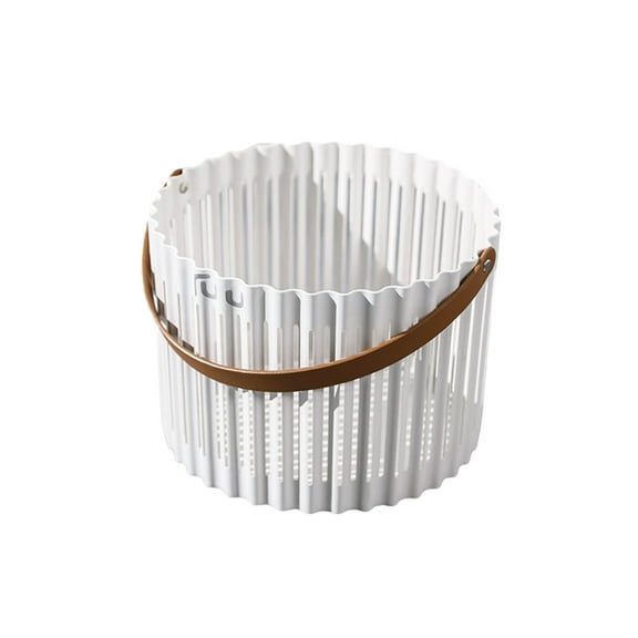 Lilixerw Portable Laundry Baskets,Foldable Laundry Basket Plastic,Space Saving Small Basket with Handles,for Clothes in Dorm and Family,Laundry Room Organization and Storage