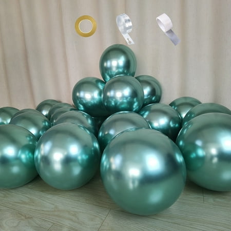 Metallic Green Balloons 12 Inch Chrome Green Balloons For Birthday Wedding Anniversary Festival Party Decorations 53 Pcs