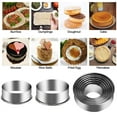thumbnail image 3 of Stainless Steel Muffin Rings, Nonstick Crumpet Molds with Rolled Top Edges, Perfect Baking Shapes and Dishwasher Safe for Hassle-Free Cleaning, 3 of 7