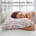 thumbnail image 5 of Red Botanical Pillow Covers 12"x20", Pastoral Elegant Spring Floral Soft Brushed Microfiber Breathable Throw Pillow Covers, Decorative Pillowcase with Zipper for Couch Sofa Bedroom Living Room, 5 of 9