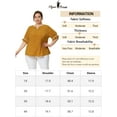 thumbnail image 6 of Unique Bargains Women's Plus Size Summer Outfits Pin Dots Floral Fashion Blouses, 6 of 6