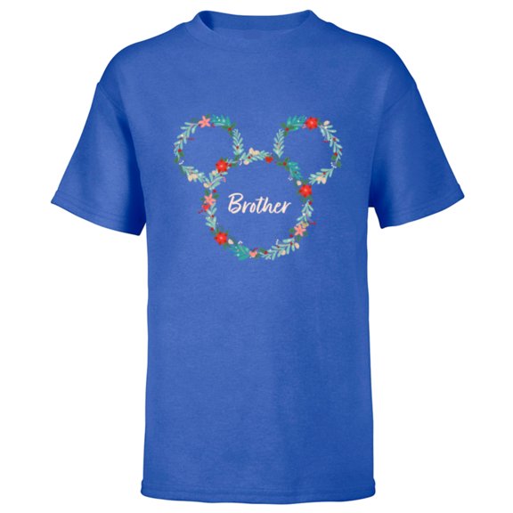 Disney Mickey Mouse Christmas Family Vacation Trip Brother - Short Sleeve T-Shirt for Kids - Customized-Royal