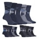 thumbnail image 4 of Calcetines Vestir Caballero Algodón Colores Moda 12 Pares negro surtidos, 4 of 5