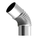 thumbnail image 1 of Eigraketly Chimenea de escape multifuncional plateada con tubo de conducto Flexible para extractor conveniente Kits de desorden para acampar Curva de 60 mm 45 grados, 1 of 6