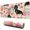 Dachshund and Flower, variant on Long Mouse Pads for Desk,Dachshund and Flower Desk Mats on Top Of Desks, Desk Mouse Pad Extra Large with 3mm Non-Slip Base and Stitched Edge for Gaming,Office,Work,Home 31.5"x11.8"