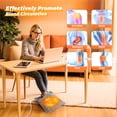thumbnail image 3 of Ultra Soft Flannel Electric Foot Warmers for Feet, Portable Heating Pad for Feet, Back, Abdomen, Cramp,Overheat Protection,Christmas,Anniversary, Friend Birthday Gifts for Women, Men，40*40cm,dark gray, 3 of 5