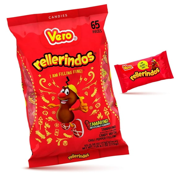 VERO Candy Rellerindos 65 Count (8 Pack) 24.7 oz
