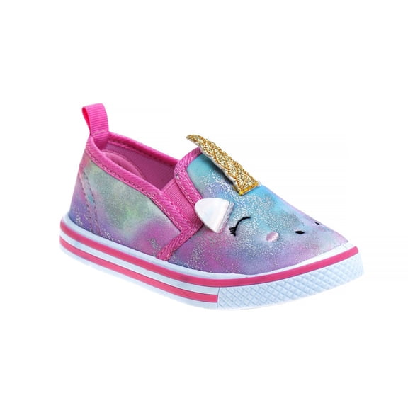 Laura Ashley Toddler Toddler Canvas Shoes, Pink Multi, Size: 5