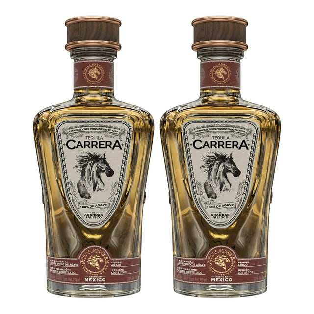 Pack de 2 Tequila Carrera Añejo 750 ml