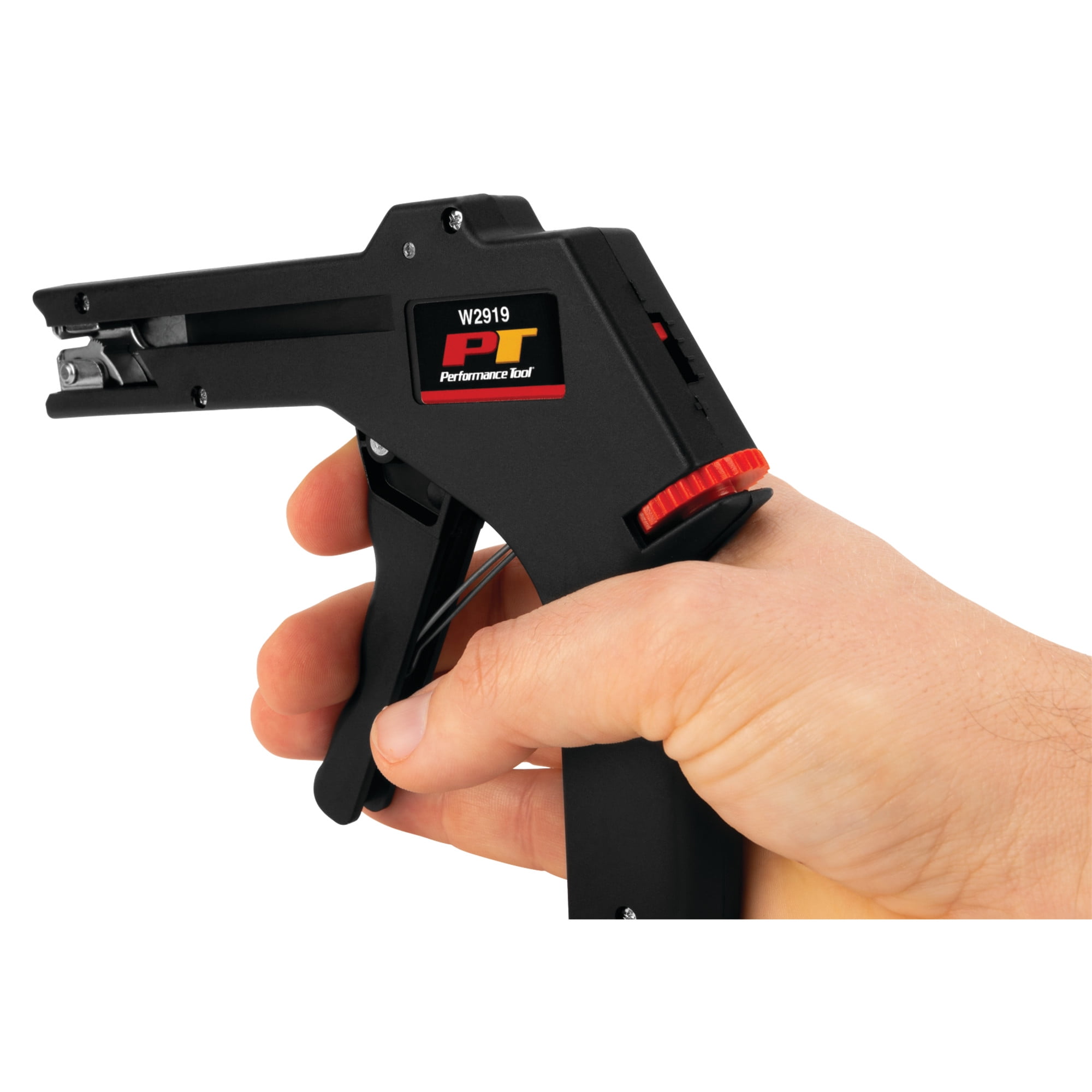 Performance Tool W2919 Adjustable Cable Tie Gun , Black