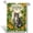 C, variant on XaaKee Garden Flags Aloha Orange Cat Art Cat Portrait Garden Flag Double-sided High-Quality White Linen Small Garden Flags Outdoor Yard Holiday Flag 12x18Inch