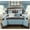 Blue, variant on Chic Home 20-Piece Bertran Complete Master Bedroom Set and Comforter Set