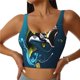thumbnail image 1 of Balery Largemouth Bass Fish Sujetadores deportivos con espalda cruzada para mujer, acolchados, sin costuras, de alto impacto, ideales para yoga, gimnasio, entrenamiento y fitness.-Large, 1 of 8