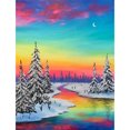 thumbnail image 1 of Diamond Painting (DE2293) 5D DIY Square Sunset Glow Landscape Craft (B824) 20X30cm Hugtrwg Para estrenar, 1 of 1
