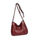 thumbnail image 1 of Bolso De Hombro De Cuero Para Mujer, Bolso De Viaje Informal Para Vacaciones, Multicapa, Rojo Sunnimix Bolso monedero, 1 of 8