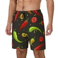 thumbnail image 2 of Haiem Chili2 Men'S Quick-Dry Swim Trunks: Comfortable Beach Shorts With Mesh Lining And Pockets - Ideal For Swimming And Sunbathing Large, 2 of 9