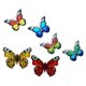 thumbnail image 2 of Paquete de 6 mariposas CUTICAT decoración de pared coloridas 3D 16.5x12cm, 2 of 7
