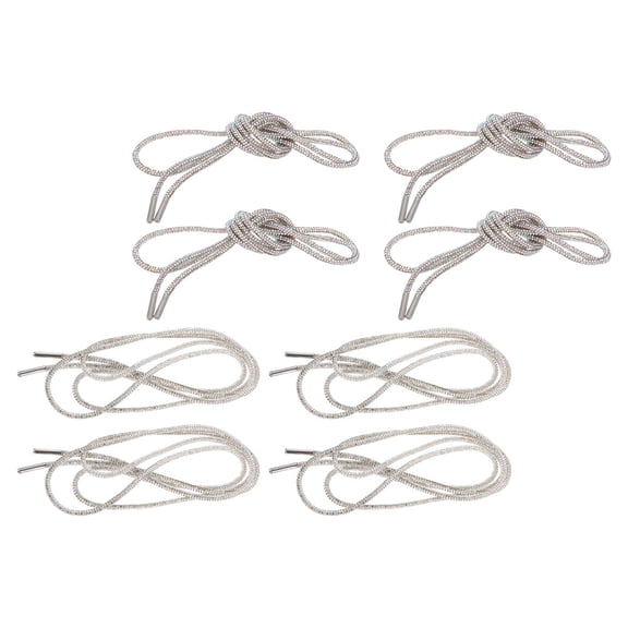 GAXIRE 4Pcs Sparkling Rhinestone Shoe Laces for Sneakers Decorative Rope with Fade Resistant Material