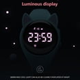 thumbnail image 4 of Reloj deportivo digital para niños, resistente al agua, relojes deportivos al aire libre con alarma, cronómetro, banda de silicona, regalo para niños y niñas, 4 of 7
