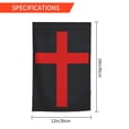 thumbnail image 2 of Christian Cross Garden Flag 12x18 Inch Indoor Balcony Courtyard Outdoor Decorative Flag, 2 of 7