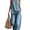 Light-Blue, variant on Women's Denim Two Piece Set Halter Top Wide Leg Pants Outfit(Navy,XL)
