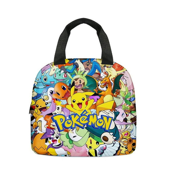 POKEMON lunch bag cartoon portable ice bag children's lunch bag