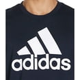 thumbnail image 3 of Adidas Men's T-Shirt Essentials Big Logo Cotton Crewneck Short Sleeve Active Tee, Legend Ink / White, 3XL, 3 of 3