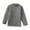 Gray, variant on WRKEKC Girls Long Sleeve Shirts, Girls' Long Sleeve Tees, Children's Fall 4-16 Years Casual Solid Color High Collar Warm Basic Shirt Long Sleeve Round Neck Tops