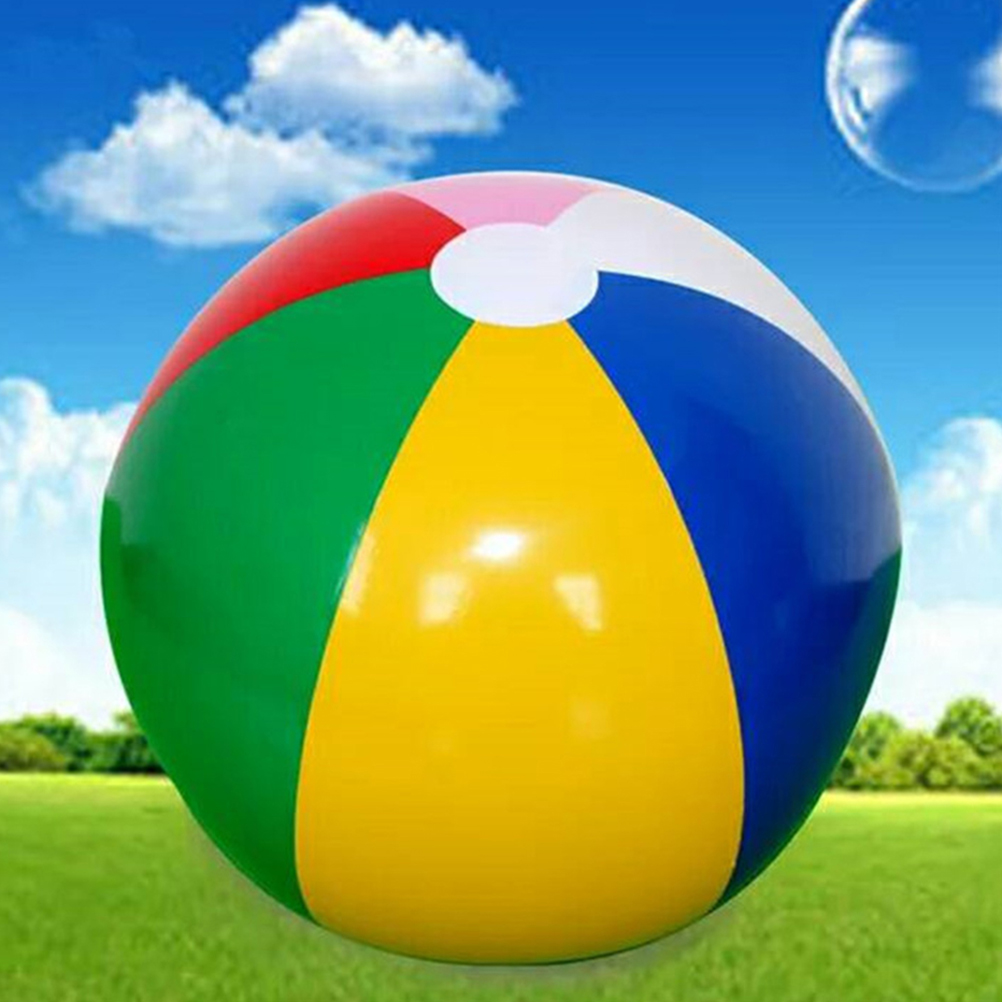 Lot De 10 Ballons De Plage Arc-en-ciel Gonflables (13 Cm) - Pour Piscine, Plage, Fêtes D'été - Jouet Pour Enfants Et Adultes