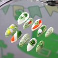 thumbnail image 1 of Press on Nails NEWSPIED Día de San Patricio con strass x24, 1 of 7
