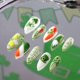 thumbnail image 1 of Press on Nails NEWSPIED Día de San Patricio con strass x24, 1 of 7