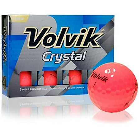 - Volvik 2018 Crystal Golf Balls, Pink, Prior Generation, 12 Pack