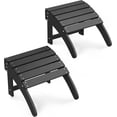 thumbnail image 1 of Repose-pieds Ottoman Adirondack pour Chaise Adirondack, Tabouret Repose-Pieds d'Extérieur en Résine HDPE Résistant aux Intempéries pour Porche, Piscine, Pelouse et Cour Arrière, 1 of 1