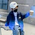 thumbnail image 4 of 2022 Boy Jacket New Spring Autumn Children's Zipper Windproof Jacket Korean Fashion Boys Gradient Windbreaker Kids Coat 4-14Yrs, 4 of 6