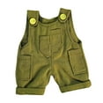 thumbnail image 3 of LeeQinersw Doll Clothes Romper Doll Outifits Soft for Little Girls Detachable Stylish Gifts Green, 3 of 9