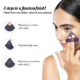 thumbnail image 3 of Mélangeur de Maquillage Double Face en Peluche avec Sangle de Doigt Réversible -20 g (2 Pcs), 3 of 4