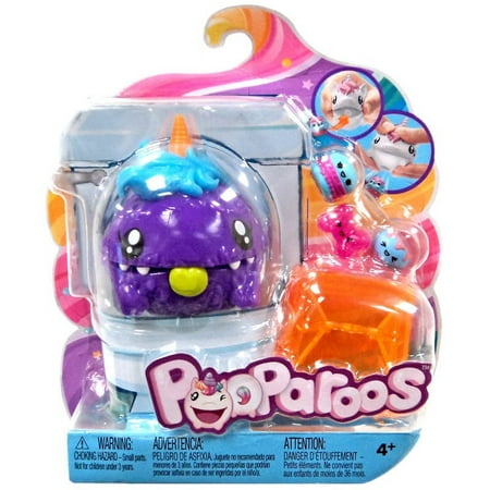 Pooparoos Pet & Food Purple Unicorn Figure Pack