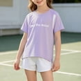 thumbnail image 5 of WAYUTE Shirts for Boys Performance Athletic Crewneck Shirts Lightweight Mesh Tees Wicking Training for Kids Sports Summer Casual, 5 of 7