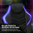 thumbnail image 6 of X Rocker Nemesis RGB Pedestal Gaming Chair, Black, 6 of 10