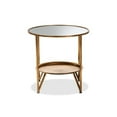 thumbnail image 2 of Tamsin Modern and Contemporary and Mirrored Glass Accent Table with Tray Shelf, 2 of 4
