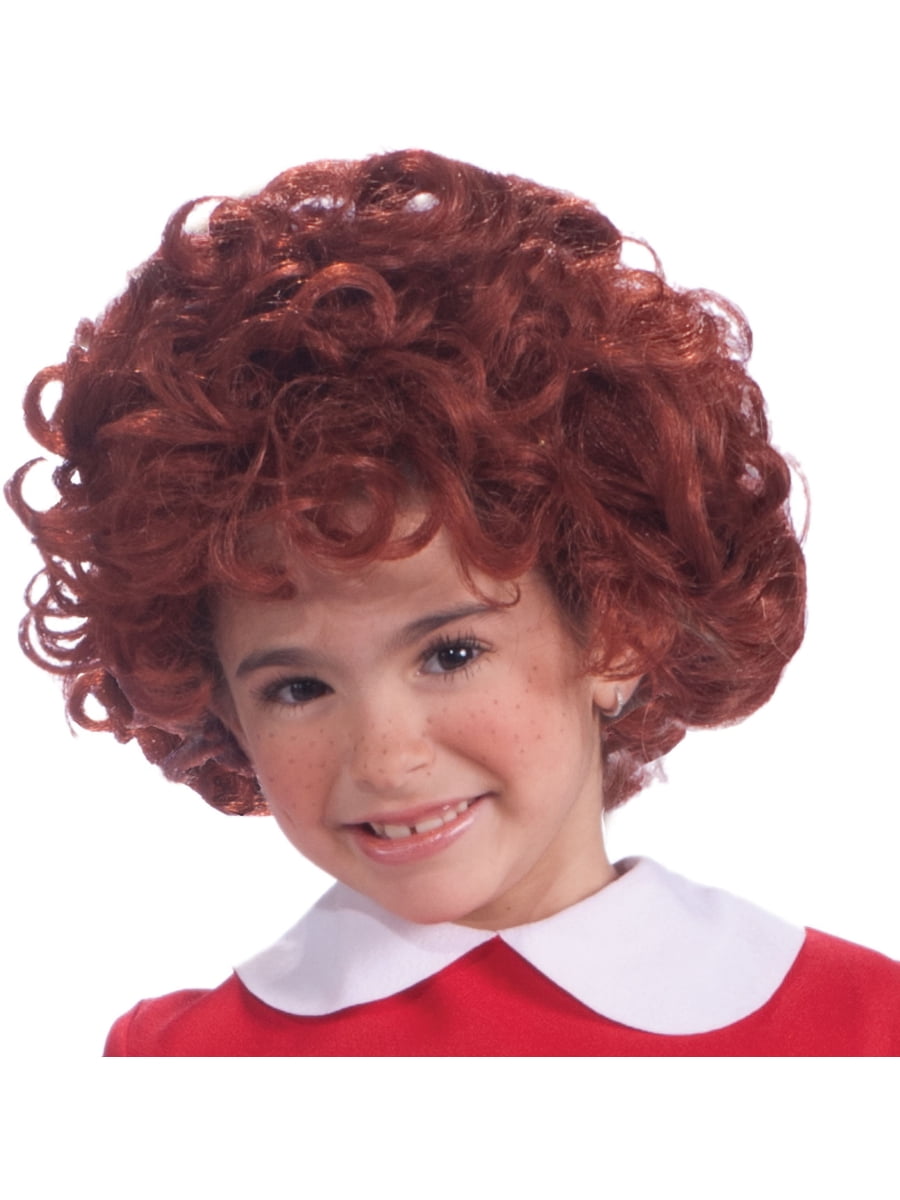 red annie wig