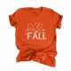 thumbnail image 1 of Blusa Informal Con Estampado de Acción de Gracias Para Mujer, Camiseta de Manga Corta Odeerbi  ODB151330, 1 of 6