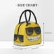 thumbnail image 2 of Balery Smiling With Sunglasses Bolsa de Almuerzo para Mujeres, Caja de Almuerzo, Bolsa de Almuerzo Pequeña Impermeable, Tote de Almuerzo Reutilizable con Gran Capacidad, 2 of 6